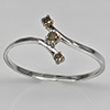 925 Sterling Silver Ring Jewelry 0.82 Grams With Natural Diamond 0.08 Ct. Size 7.5 925 Sterling Silver Ring Jewelry 0.82 Grams With Natural Diamond 0.08 Ct. Size 7.5