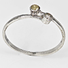925 Sterling Silver Ring Jewelry 0.96 Grams With Natural Diamond 0.11 Ct. Size 7.5 925 Sterling Silver Ring Jewelry 0.96 Grams With Natural Diamond 0.11 Ct. Size 7.5