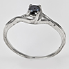 925 Sterling Silver Ring Jewelry 1.42 Grams With Natural Diamond 0.18 Ct. Size 5.5 925 Sterling Silver Ring Jewelry 1.42 Grams With Natural Diamond 0.18 Ct. Size 5.5