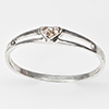 925 Sterling Silver Ring Jewelry 1.32 Grams With Natural Diamond 0.02 Ct. Size 6.5 925 Sterling Silver Ring Jewelry 1.32 Grams With Natural Diamond 0.02 Ct. Size 6.5