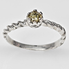 925 Sterling Silver Ring Jewelry 1.01 Grams With Natural Diamond 0.11 Ct. Size 4.5 925 Sterling Silver Ring Jewelry 1.01 Grams With Natural Diamond 0.11 Ct. Size 4.5
