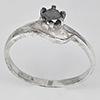 925 Sterling Silver Ring Jewelry 1.18 Grams With Natural Diamond 0.19 Ct. Size 4.5 925 Sterling Silver Ring Jewelry 1.18 Grams With Natural Diamond 0.19 Ct. Size 4.5