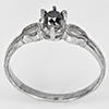 925 Sterling Silver Ring Jewelry 1.36 Grams With Natural Diamond 0.20 Ct. Size 5.5 925 Sterling Silver Ring Jewelry 1.36 Grams With Natural Diamond 0.20 Ct. Size 5.5