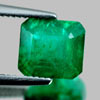 1.86 Ct. Octagon Natural Vivid Green Emerald Columbia