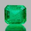 0.86 Ct. Octagon Natural Rich Green Emerald Columbia