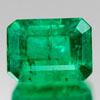 1.45 Ct. Octagon Natural Rich Green Emerald Columbia Gem