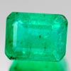 Unheated 2.39 Ct. Octagon Natural Rich Green Emerald