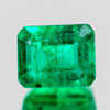 Unheated 1.75 Ct. Octagon Natural Rich Green Emerald