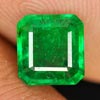 1.45 Ct. Octagon Natural Gem Rich Green Emerald