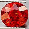Natural Orange Red Spessartine Garnet 4.22 Ct. Oval Shape 8.5 x 8 Mm Gemstone From Namibia