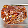 Natural Orange Yellow Tourmaline 7.89 Ct. Rough Shape 12 x 9.4 Mm Gemstone