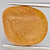 Natural Orange Yellow Tourmaline 11.88 Ct. Rough Shape 13.2 x 12 Mm Gemstone