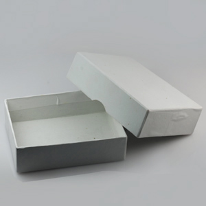 Jewelry White Cardboard Box 2.6 x 1.9 x 0.7 Inch