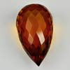22.23 Ct.Briolette Cut Clean Natural Orange Citrine Gem