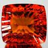 53.18 Ct. Concave Cut Hydrothermal Citrine Color Gem