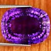 38.42 Ct. Miraculous Concave Cut Clean Violet Amethyst