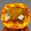 29.98 Ct. Brilliant Clean Quartz Citrine Color Brazil
