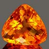 26.71 Ct. Charming Clean Trilliant Quartz Citrine Color