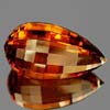 26.30 Ct. Briolette Cut Clean Quartz Citrine Color Gem
