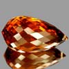 21.43 Ct. Briolette Cut Clean Quartz Citrine Color Gem