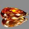 19.29 Ct. Briolette Cut Clean Quartz Citrine Color Gem