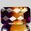 35.23 Ct. Clean Checkerboard Bi Color Ametrine Unheated