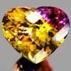 19.99 Ct. Clean Checkerboard Bi Color Ametrine Unheated