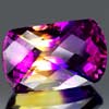 34.49 Ct. Bright Clean Hydrothermal Bi Color Ametrine