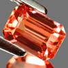 0.99 Ct. Clean Lab Created Padparadscha Sapphire Gem