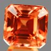 1.65 Ct. Clean Lab Created Padparadscha Sapphire Gem