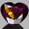 50.82 Ct. Bewitching Clean Hydrothermal Bi Color Ametrine Heart Shape