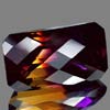 35.68 Ct. Clean Natural Hydrothermal Bi Color Ametrine Octagon Checkerboard