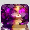 37.72 Ct. Clean Hydrothermal Bi Color Ametrine Unheated