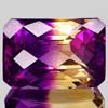 30.80 Ct. Clean Hydrothermal Bi Color Ametrine Unheated