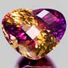 37.82 Ct. Clean Hydrothermal Bi Color Ametrine Unheated