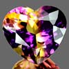 24.77 Ct. Clean Hydrothermal Bi Color Ametrine Unheated