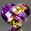 22.90 Ct. Clean Hydrothermal Bi Color Ametrine Unheated