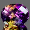 27.81 Ct. Clean Oval Checkerboard Bi Color Ametrine