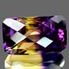 33.90 Ct. Clean Hydrothermal Bi Color Ametrine Unheated