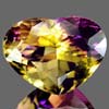 30.57 Ct. Clean Hydrothermal Bi Color Ametrine Unheated