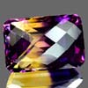 36.35 Ct. Clean Hydrothermal Bi Color Ametrine Octagon Checkerboard Unheated