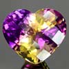 28.75 Ct. Clean Hydrothermal Bi Color Ametrine Unheated