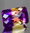 33.80 Ct. Clean Hydrothermal Bi Color Ametrine Unheated