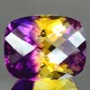 47.36 Ct. Cushion Checkerboard Bi Color Ametrine Brazil