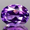 Unheated 1.21 Ct. Oval Natural Violet Amethyst Brazil