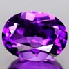 Unheated 1.18 Ct. Oval Natural Violet Amethyst Brazil