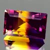 35.56 Ct. Clean Baguette Bi Color Ametrine Unheated
