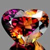 48.56 Ct. Clean Hydrothermal Bi Color Ametrine Heart Shape Unheated