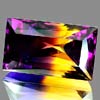 33.93 Ct. Clean Hydrothermal Bi Color Ametrine Unheated
