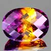 37.98 Ct. Clean Oval Checkerboard Bi Color Ametrine